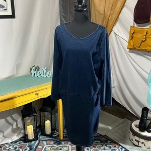 Pure Jill Denim & Spandex Dress, Excellent Condition, Size 1X